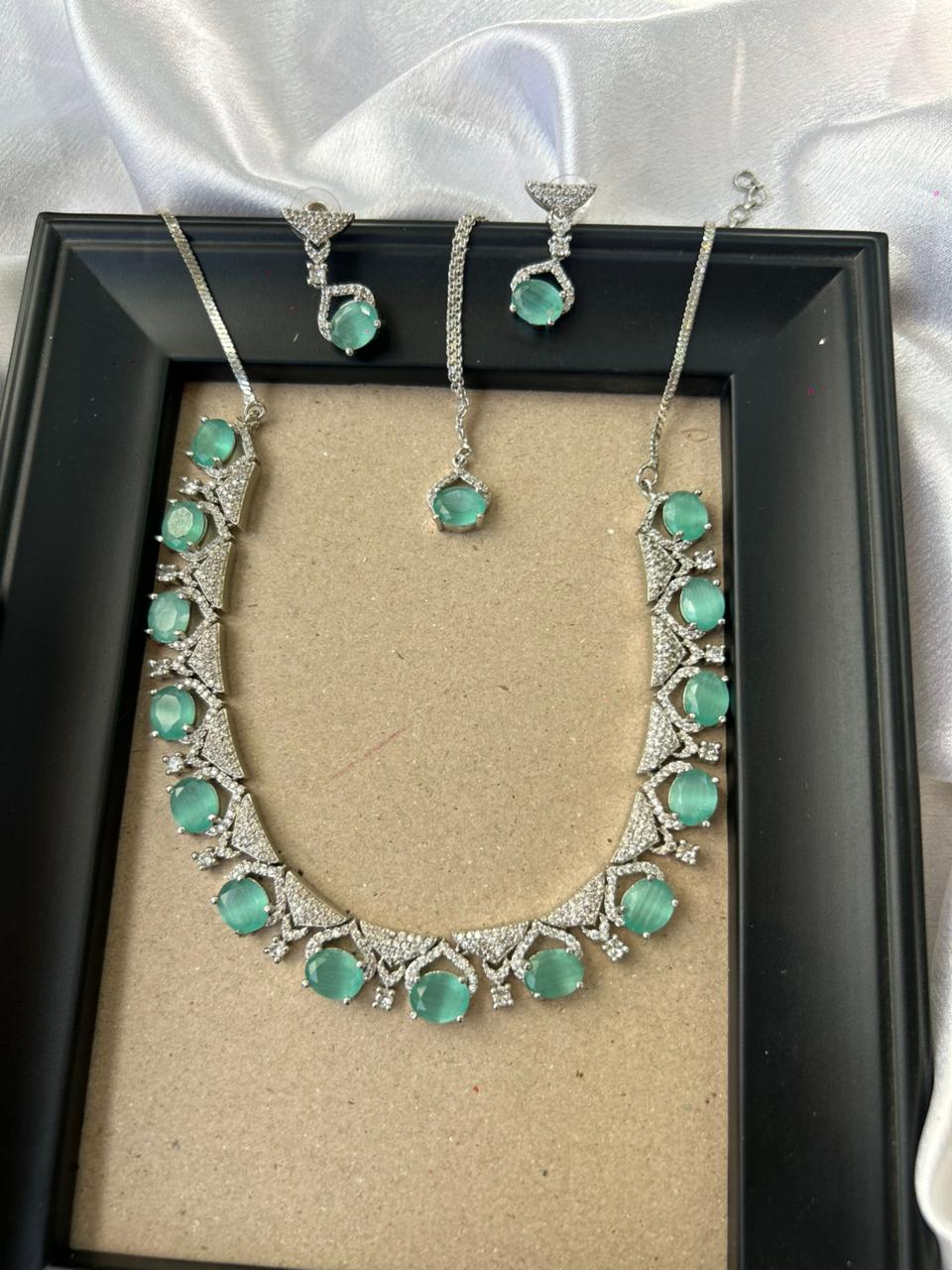 Mint Nano Luxe AD Necklace