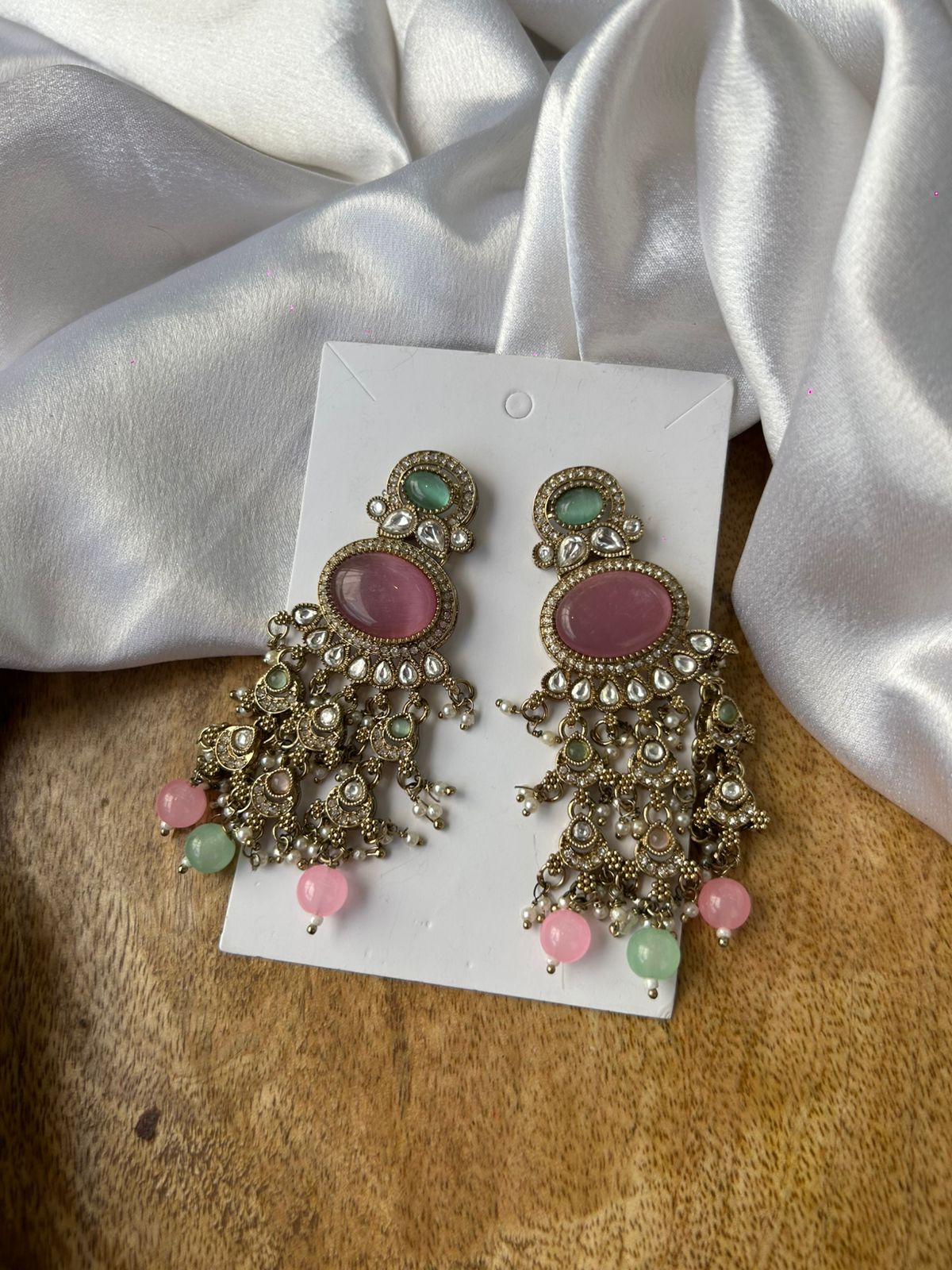 Rose garden jhumkas