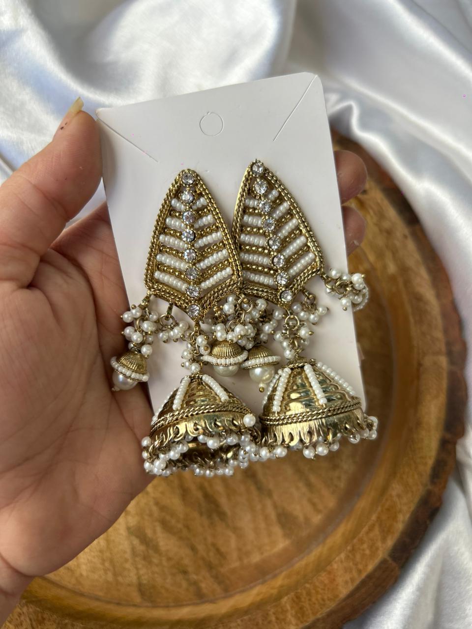 Pearl earrings