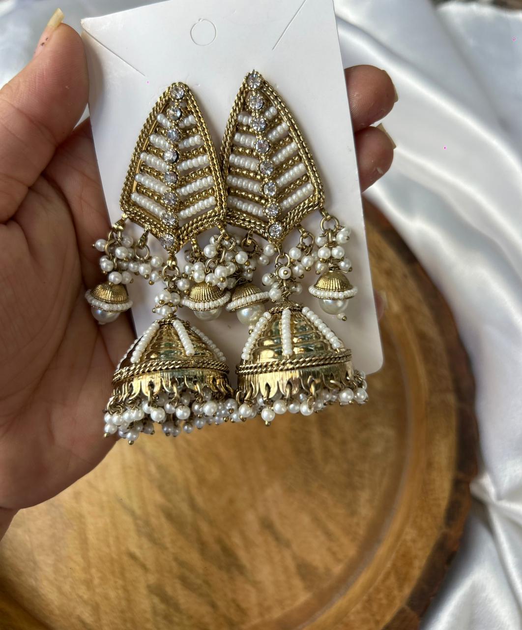 Pearl earrings