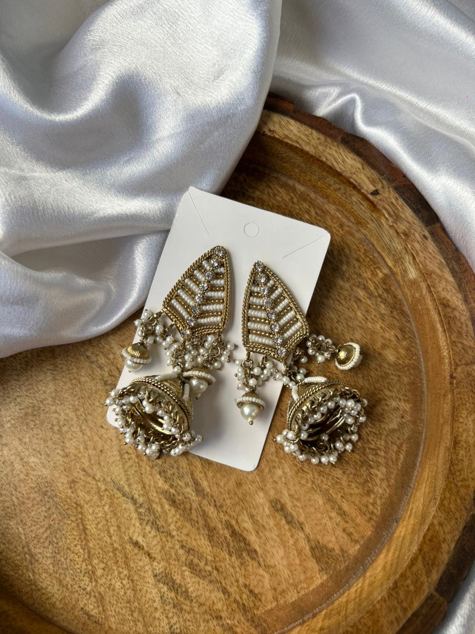 Pearl earrings