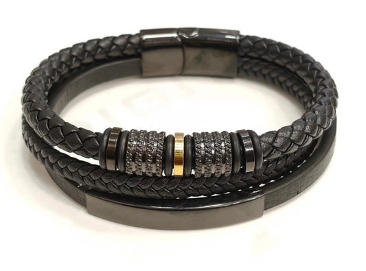 Black Men's Bracelet