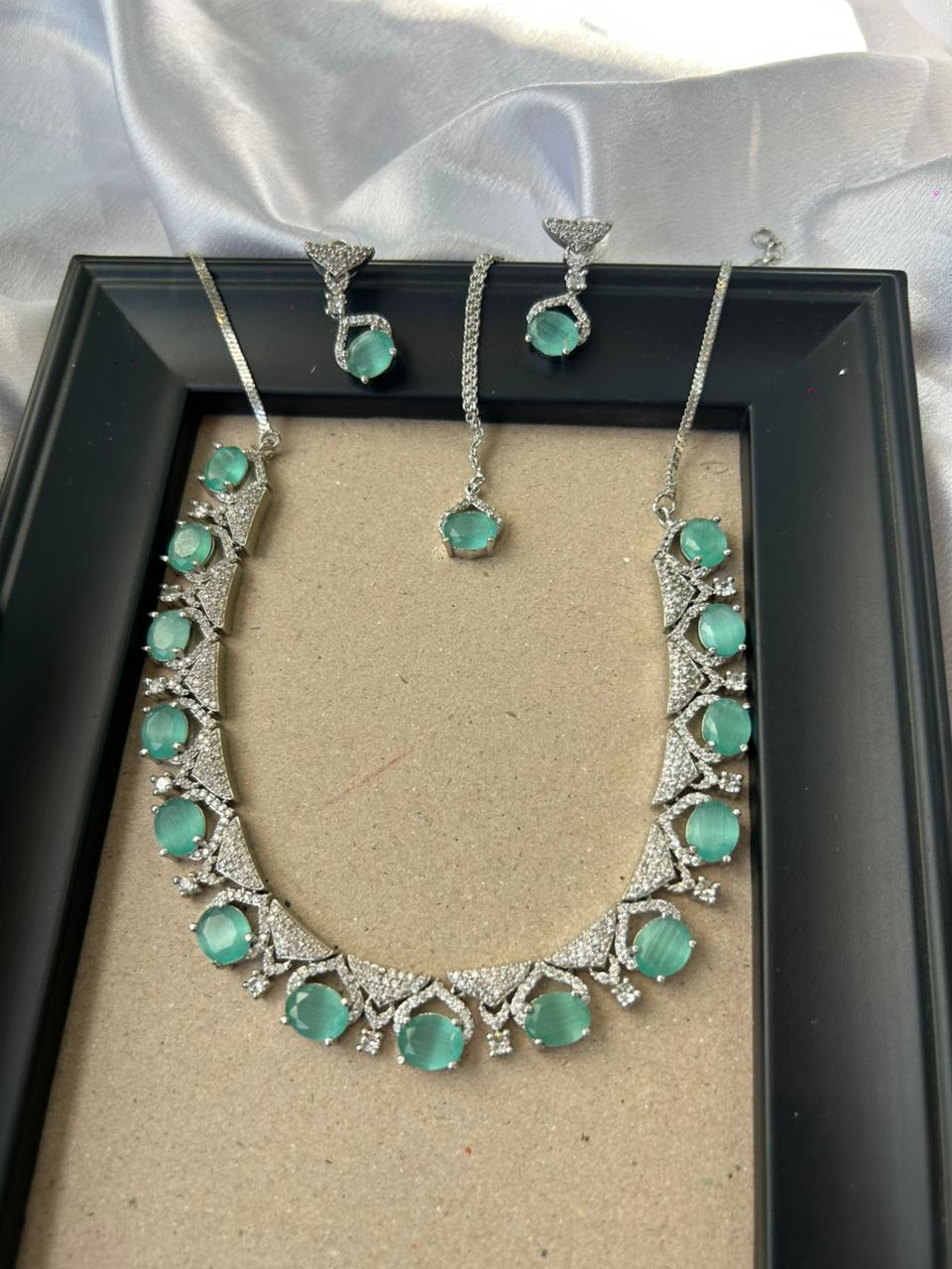 Mint Nano Luxe AD Necklace
