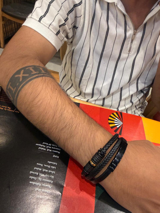 Black Men's Bracelet