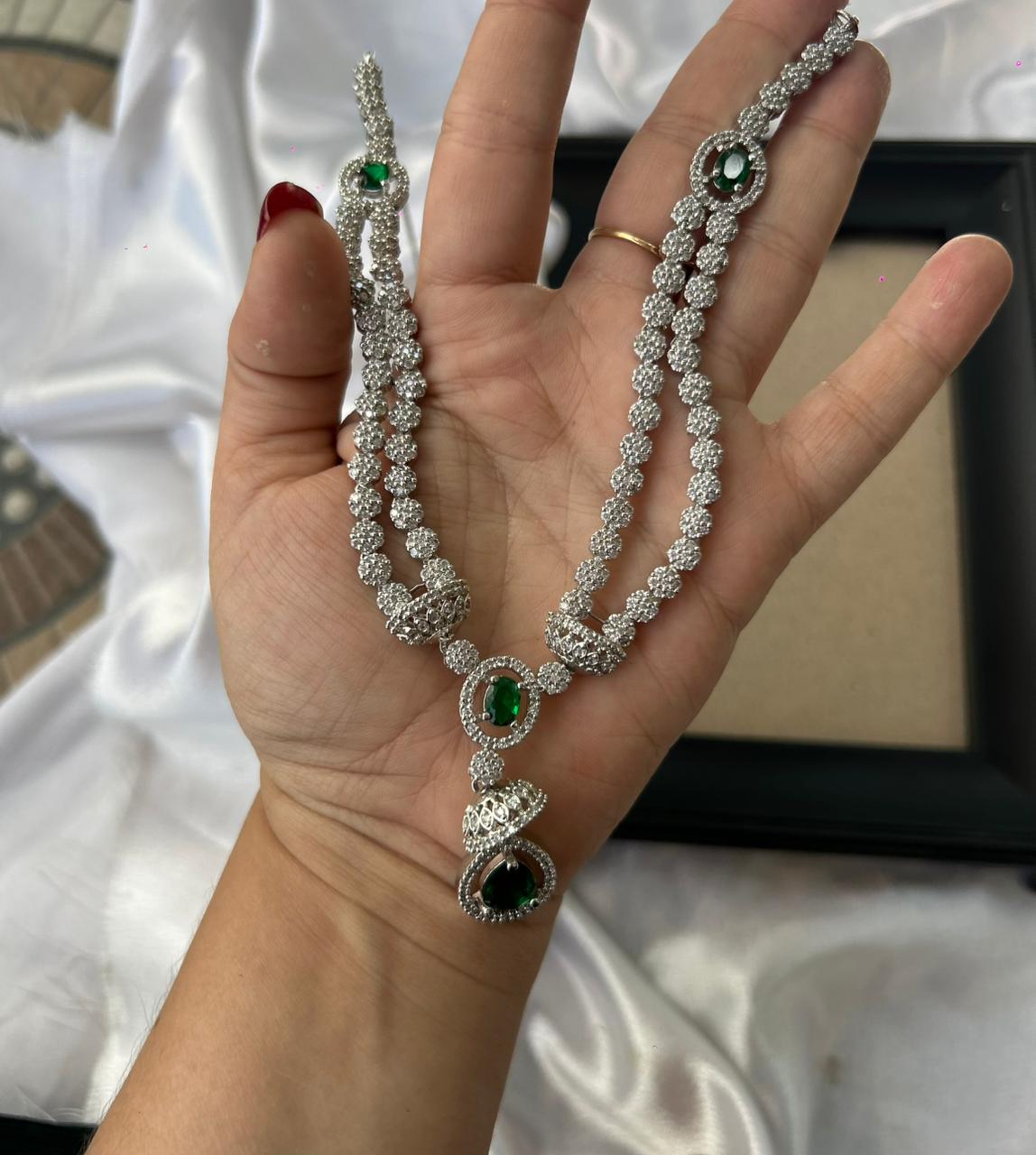 Emerald Line AD Necklace
